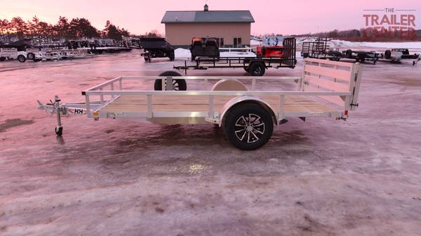 26 H&H H7612RSA-030 76"X12' Aluminum Rail Side Utility #608830 1