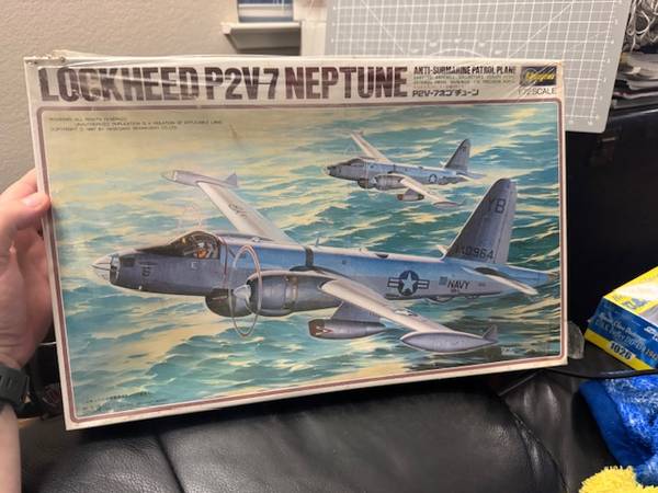 Hasegawa Lockheed P2V-7 Neptune1:72 Model Kit Anti Sub Patrol Plane SE 1