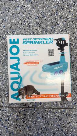 Aqua Joe Motion-Activated Pest Deterrent Sprinkler 1