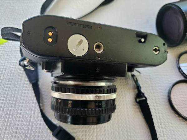 フィルムカメラ Nikon - Nikon EM NIKKOR 50mm F1.8 75-150mm F3.5 Nikon EM film camera, 50mm f1.8, 75-150mm f3.5, flash
