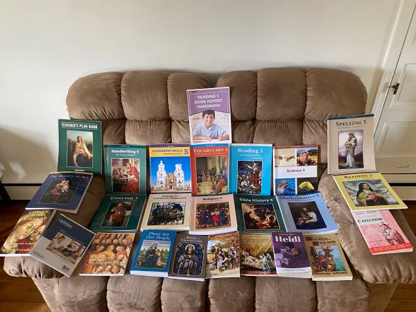 Homeschool Grade 5 Seton Textbooks Complete Set Of 25 Books 1