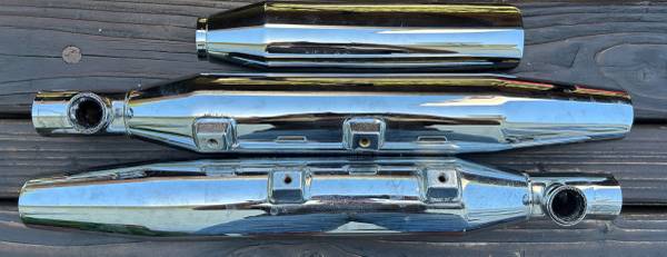 CHROME HARLEY DAVIDSON SPORTSTER EXHAUST 1