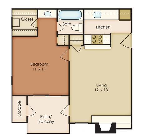 $799 / 1br - 1BR Apartment – Move-In Ready! Only $99 App Fee – Rent Special! (6350 Meadowvista Dr.)64036540553219120