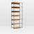 WEST ELM INDUSTRIAL MODULAR BOOKSHELF 8 FT TALL 7 SHELVES 3 thumbnail