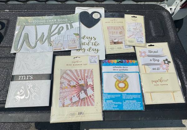Wedding Bridal Shower Party Decor Lot 1