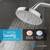 SparkPod 6" Shower Head with 9" Shower Arm Luxury Polished Chrome, NEW 5 thumbnail