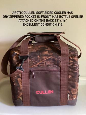 2- SPORTING BASED THEMED SOFT COOLERS, PRICED AS MARKED, SEE BOTH PICS 1