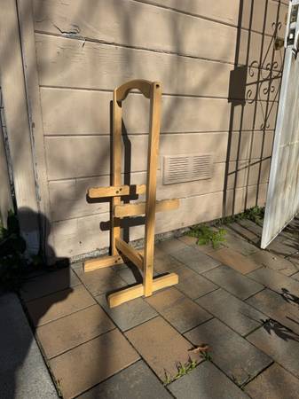 Folding tv table tray holder 1