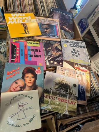 Over 10,000 LPs-Vinyl Records-albums-Wednesday by appt only 1