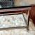 Modern Glass Coffee Table  Stainless Steel Frame 48L X 24WX 17H 2 thumbnail