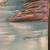 Huge Vintage Framed Signed Oil Painting of Sailboats & Mountains 3 thumbnail