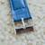 Blue, leather watch strap 4 thumbnail