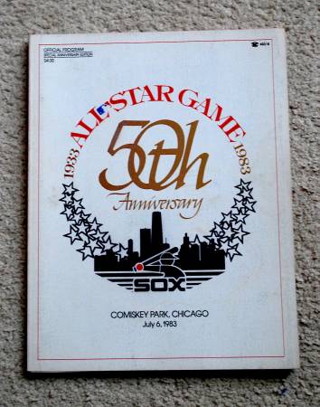 1983 MLB All-Star Game Program 1