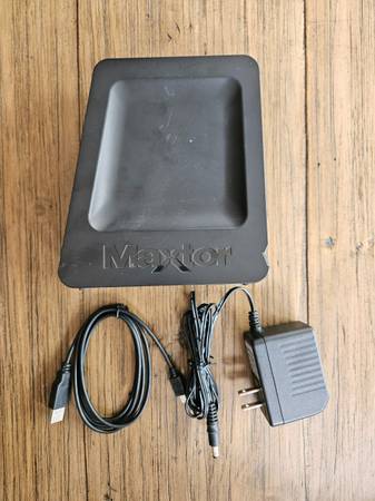 MAXTOR 9NT2A6-500 ONETOUCH 4 PLUS - 750GB EXTERNAL HARD DRIVE HDD 1