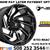 D615 CONTRA GLOSS BLACK MILLED SPOKES RIMS WHEELS 11 thumbnail