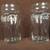 Three vintage 4 inch Coca Cola glasses and domed anniversary clock 2 thumbnail