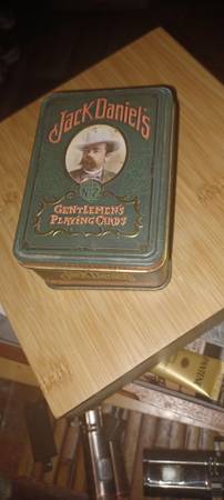 Vintage Jack Daniels Playing Cards in original tin 1