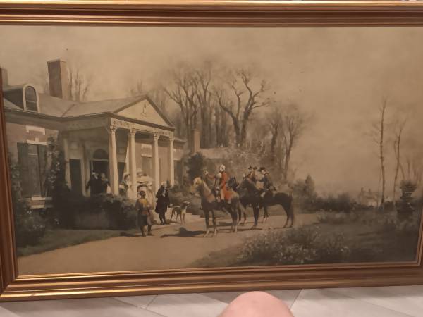 Original The departing guest (wordsworth Thomas ) American 1840-1896 1