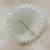White Vintage Fenton Silver Crest Spanish Lace Milk Glass Bell 6 thumbnail