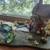 Original Handcrafted Miniature House with Bridge Over Resin Pond 2 thumbnail