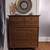 Solid elm original vintage mcm mid century tallboy dresser drawers sideboard 2 thumbnail