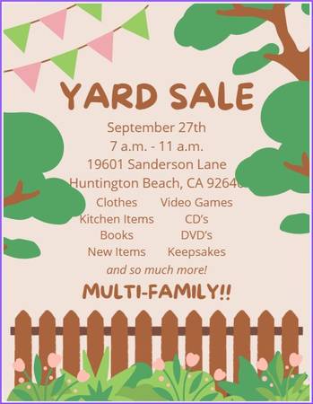 Multi-Family Garage Sale 1