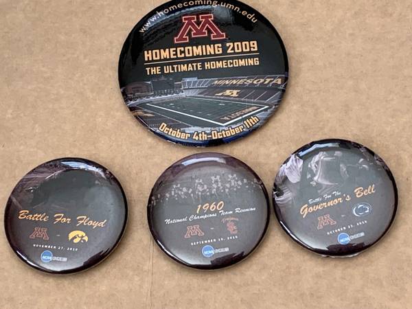 Minnesota Gophers Football Buttons 1