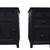 Pair of bedside tables chest black chalk paint set of 2 2 thumbnail