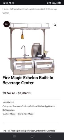 Fire Magic Wet Bar 1