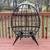 Wicker Egg Chair with Stand With Cushion And Cover 4 thumbnail