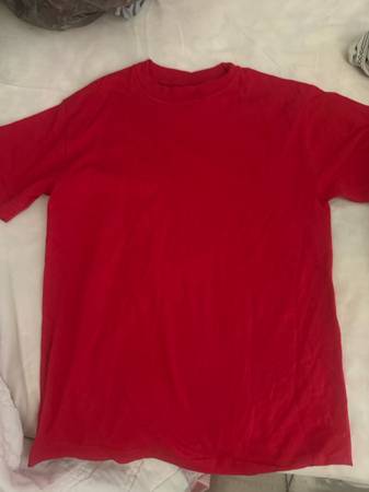 Red Small And Medium Shirts Plain Great For Screen Printing 1