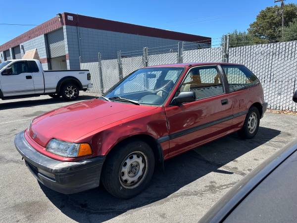 1990 HONDA CIVIC HATCHBACK - $1,900 (hayward / castro valley)63478348138113121