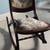Vintage Victorian Flower-Top Folding Rocker for Kids 4 thumbnail