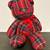 Vintage Red Plaid Fabric Teddy Bear 1 thumbnail