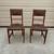 Antique Viennese Art Nouveau solid oak chairs . set of 3 13 thumbnail
