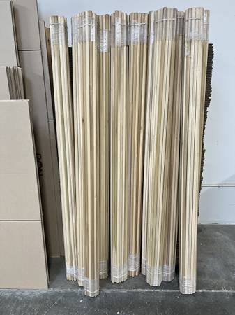 New 72 x 3/4" size Poplar Round Dowel Rods, 25 bundle x 11 counts 1