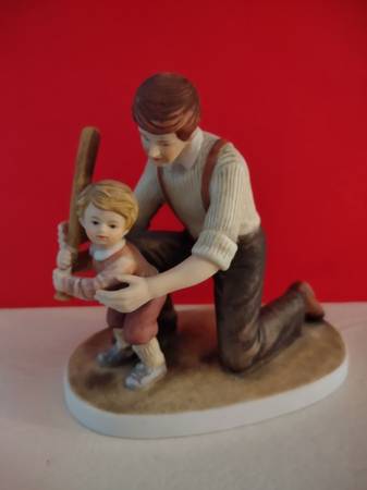 1985 Treasured Memories "Future All Star" Figurine / Father-Son Series 1