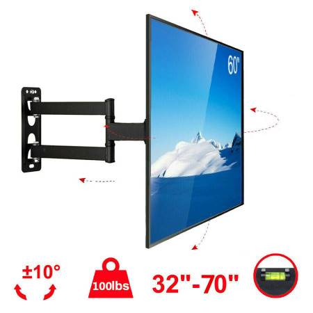 NEW TV Wall Mount BRACKET ARTICULATING FITS 32 - 80" INCHES LCD LED 1