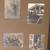 Antique 1902 Solid Wood Frame with 16 Hunting Photographs 35" x 25" 5 thumbnail