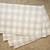 /// NICOLE MILLER HOME METALIC SILVER WHITE PLAID PLACEMATS - 4 \\\ 1 thumbnail