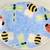 NEW Hand-Painted Serving Platter Set: Vibrant Ceramic Tray w/ bowl 3 thumbnail