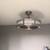 Brette III 23 in. Integrated LED Indoor/Outdoor Brushed Nickel Ceiling 4 thumbnail