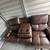 Brown leather couch 1 thumbnail