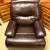 Pair OVERSIZED Genuine Leather Rocking Recliner 6 thumbnail