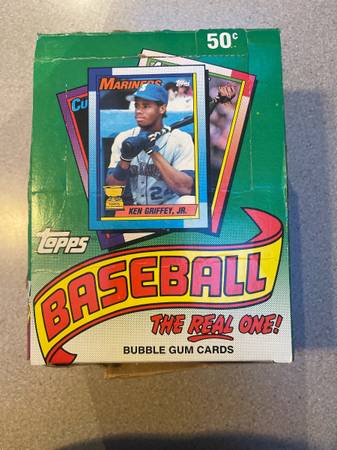 1990 Topps baseball box 1