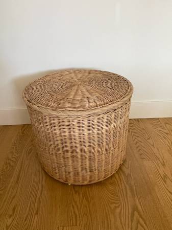 IKEA Tolkning Storage Basket Seat Pouf 1