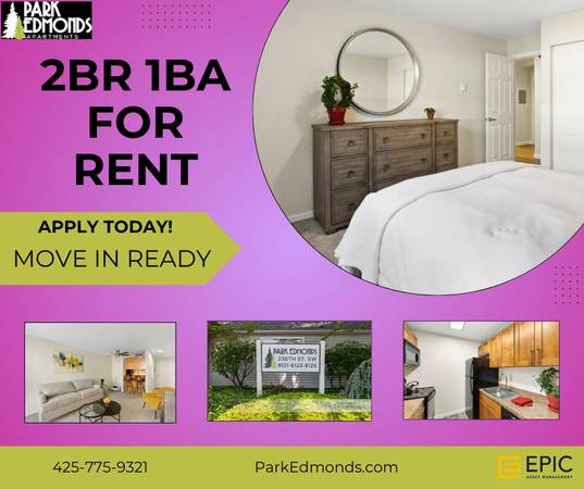Charming 2 BR-Dishwasher, Ceiling Fan, Near Alderwood Mall 1