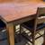 Very Nice Sturdy Solid Wood Pub Table W/4 24” Padded Stools 17 thumbnail