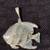 .925 Sterling Silver Angel Fish Pendant 8.7g 1 1/2" 38MM 2 thumbnail