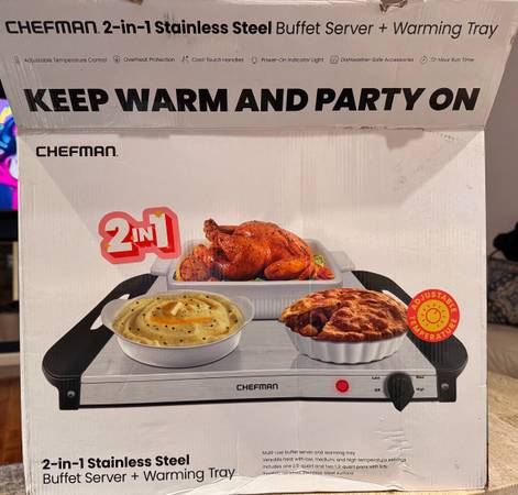 Chefman Buffett Server and Warming Tray 1